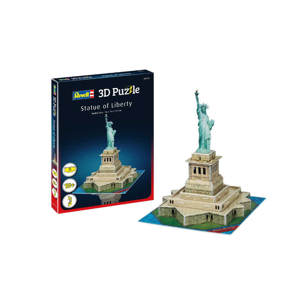 REVELL MINI 3D PUZZLE STATUE OF LIBERTY,Ages10+ — Revell