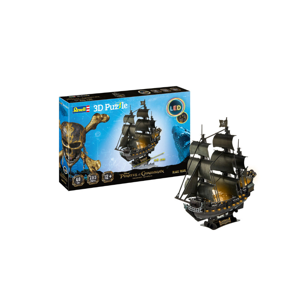 REVELL 3D PUZZLE BLACK PEARL LED EDITION, Ages12+ — Revell