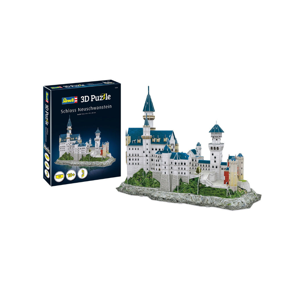 REVELL 3D PUZZLE NEUSCHWNSTEIN CASTLE, Ages10+ — Revell