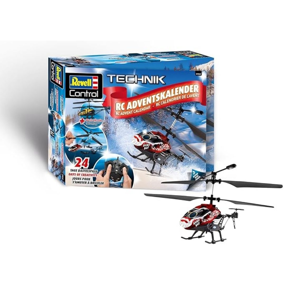 REVELL ADVENT CALENDAR RC HELICOPTER, Ages 8+ — Revell