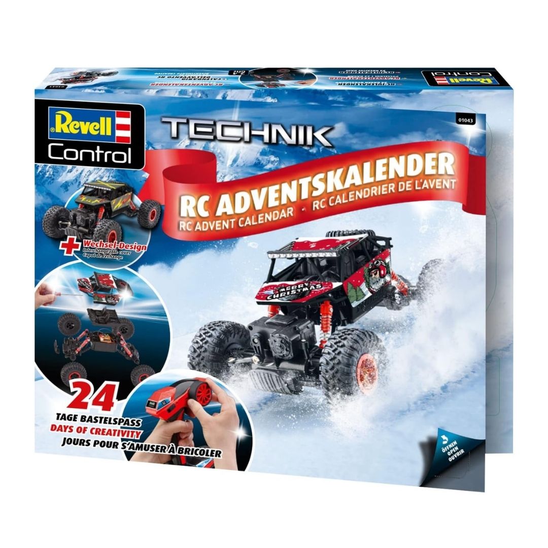 REVELL ADVENT CALENDAR RC CRAWLER, Ages 8+ — Revell