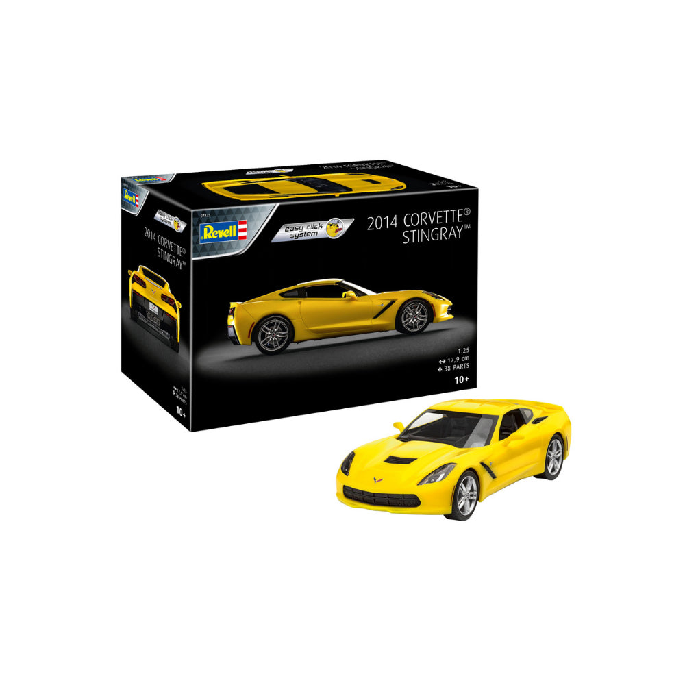 REVELL RC CORVETTE 2014 STINGRAY-MULTICOLOUR ASSEMBLY KIT, Ages 10+ — Revell