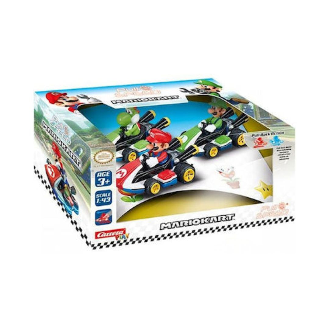 CARRERA PULL N SPEED MARIO KART TRIPLE PACK, Ages 3+ — Carrera