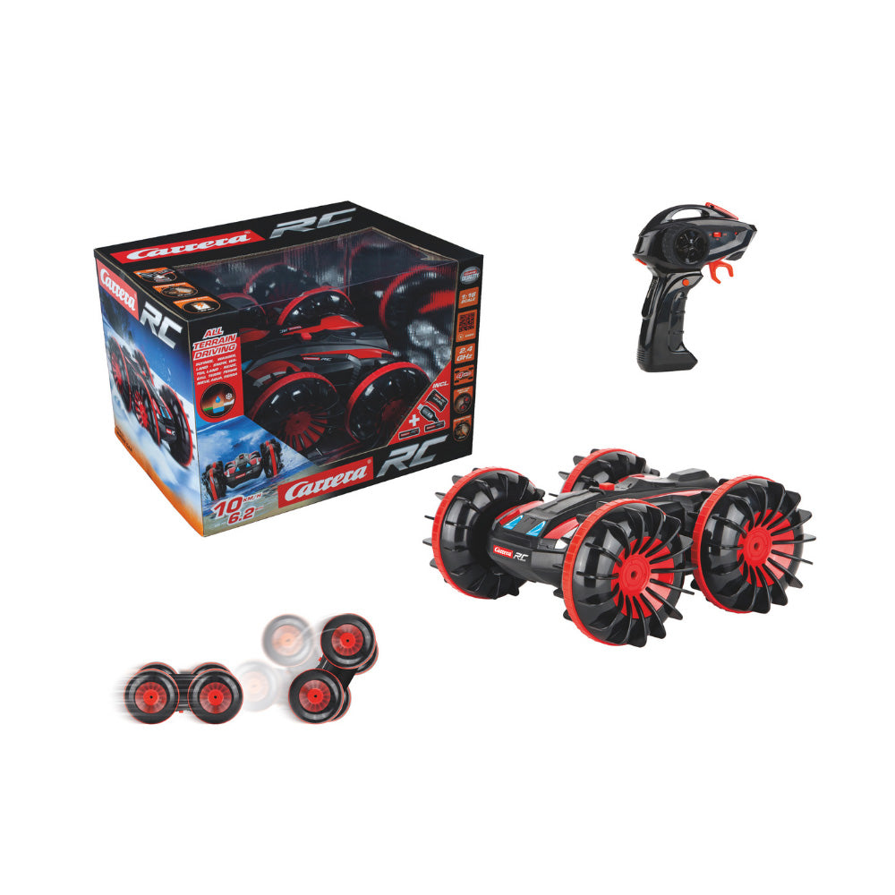 CARRERA RC ALL TERRAIN STUNT CAR - WATER CAR — Carrera