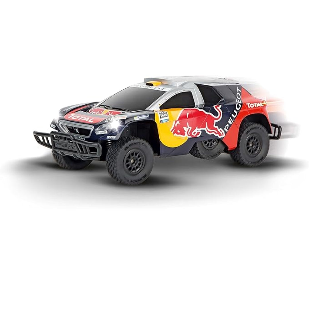 CARRERA RC PEUGEOT 08 DKR 16 RED BULL 1:16, Ages 6+ — Carrera