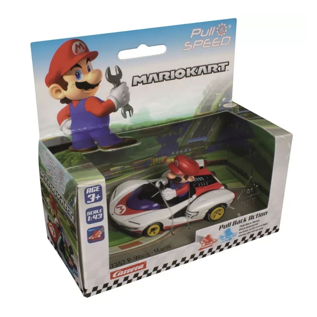 CARRERA PULL N SPEED MARIO KART SPECIAL CARS ASST, Ages 3+ — Carrera