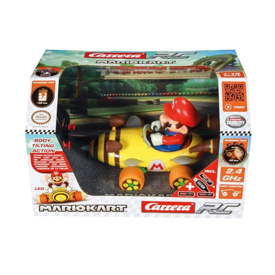 CARRERA RC MARIO KART BUMBLE V MARIO 1:18, Ages 6+ — Carrera
