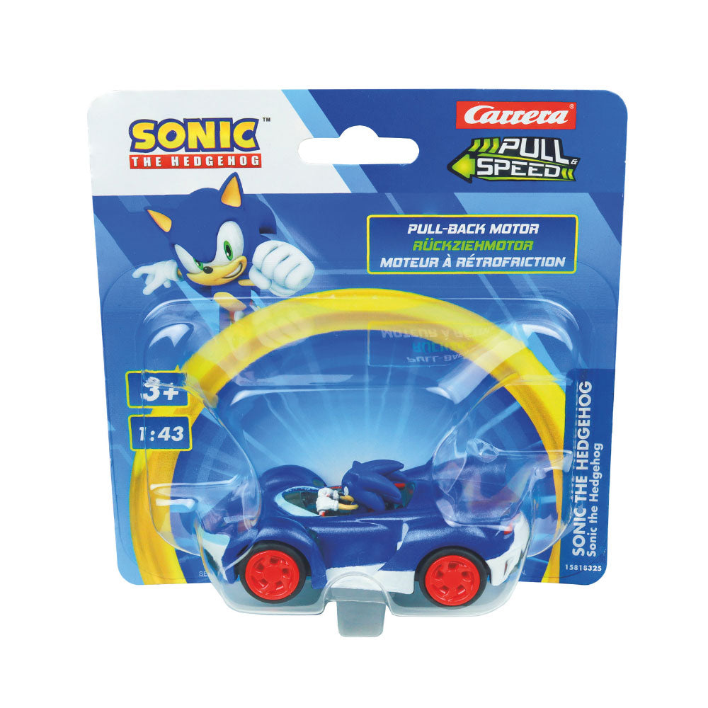 CARRERA PULL N SPEED SONIC THE HEDGEHOG - SONIC BLISTER, Ages 3+ — Carrera