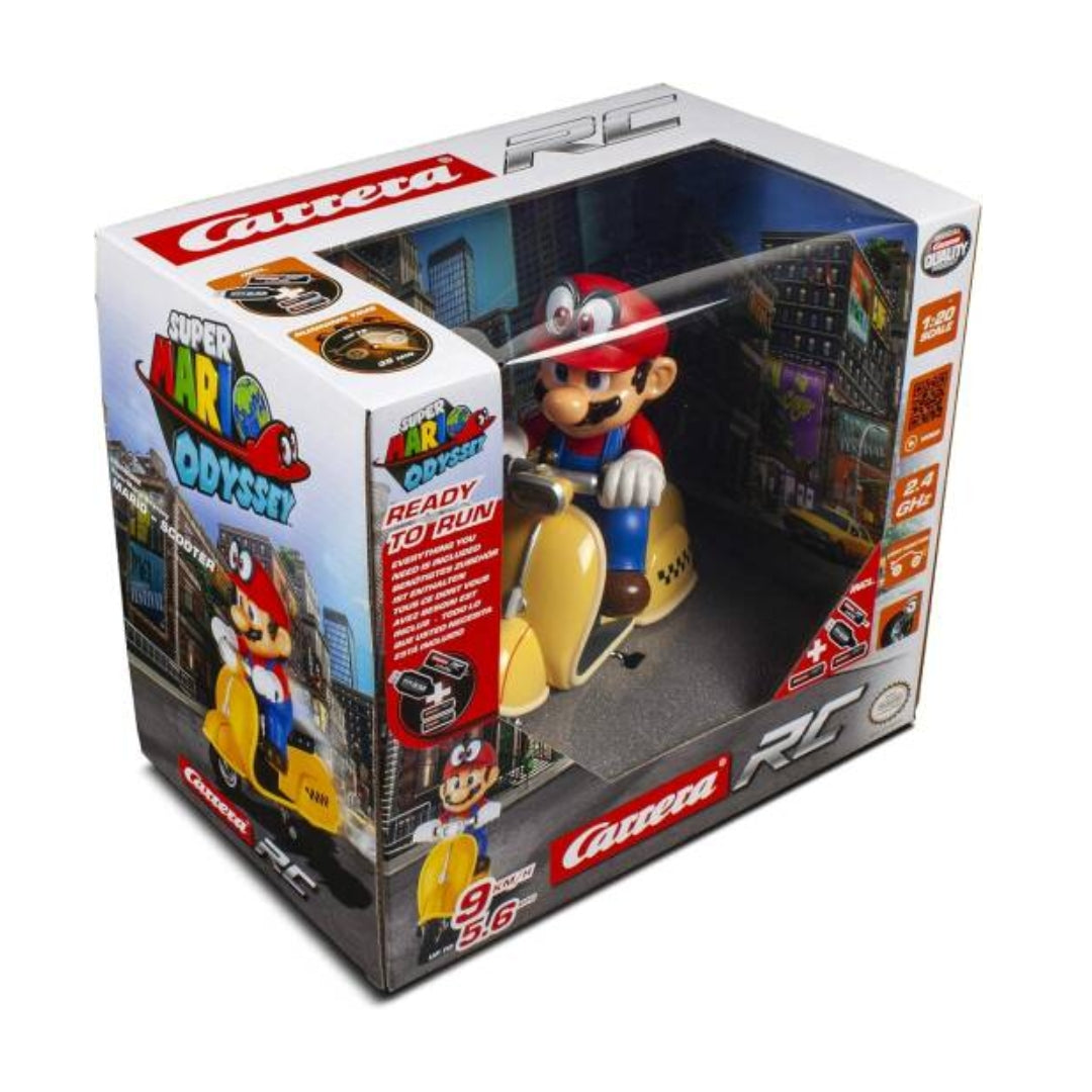 CARRERA RC SUPER MARIO ODYSSEY SCOOTER 1:20, Ages 6+ — Carrera