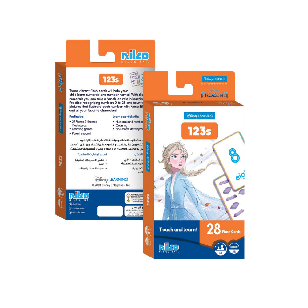 NILCO FROZEN1 FLASH CARD LEARNING TO COUNT 123, Ages 6+ — Nilco