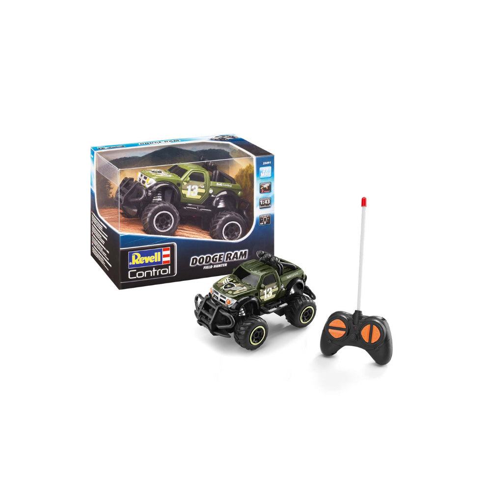 REVELL RC DODGE RAM-FIELD HUNTER,Ages6+ — Revell