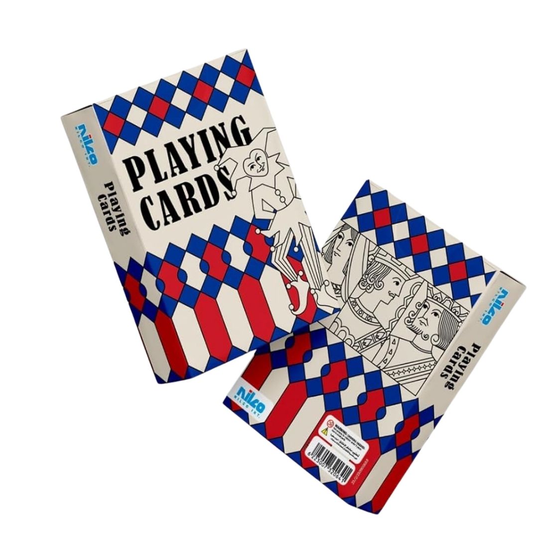 NILCO PREMIUM PLAYING CARDS RED AND BLUE, Ages 6+ — Nilco
