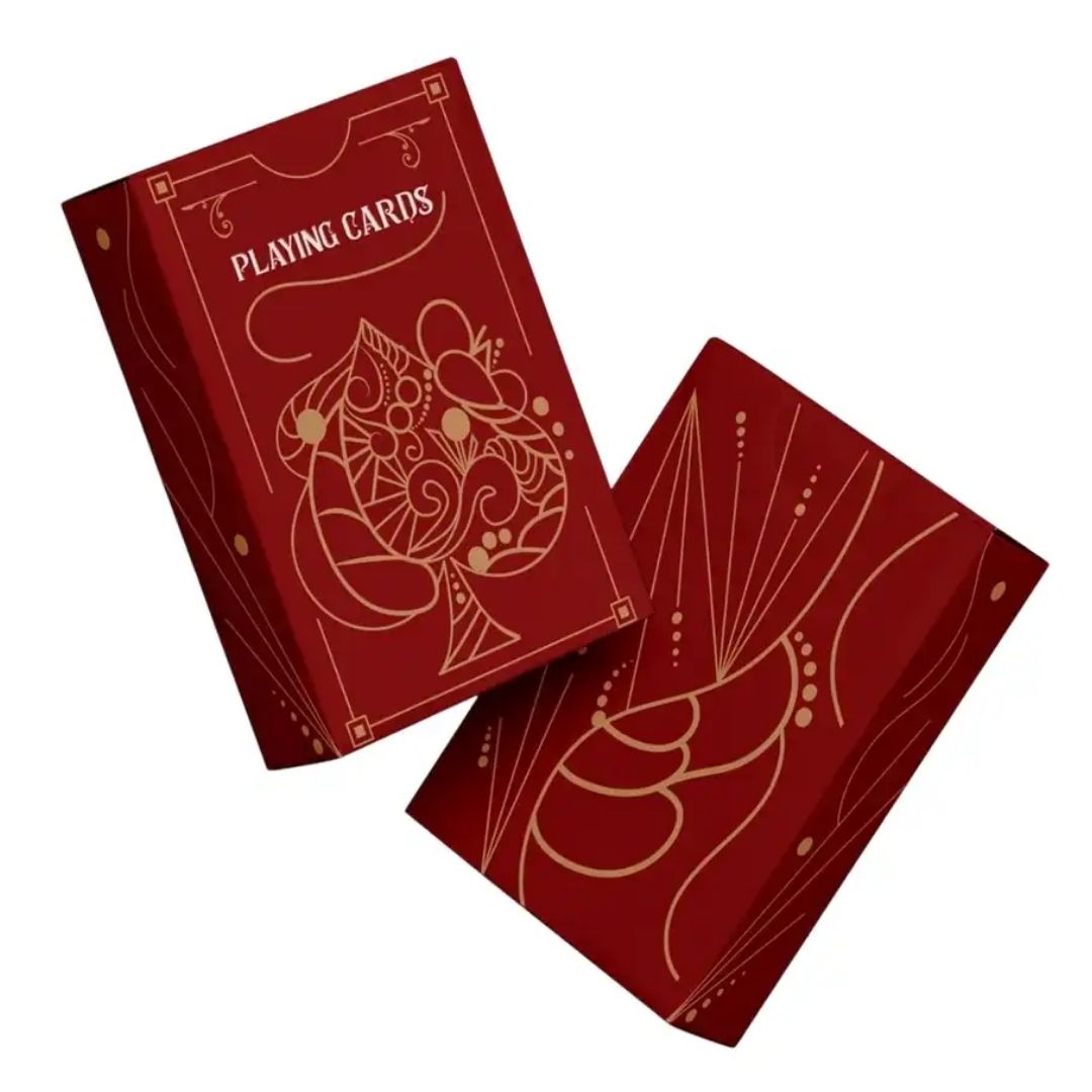 NILCO PREMIUM PLAYING CARDS DARK RED, Ages 6+ — Nilco