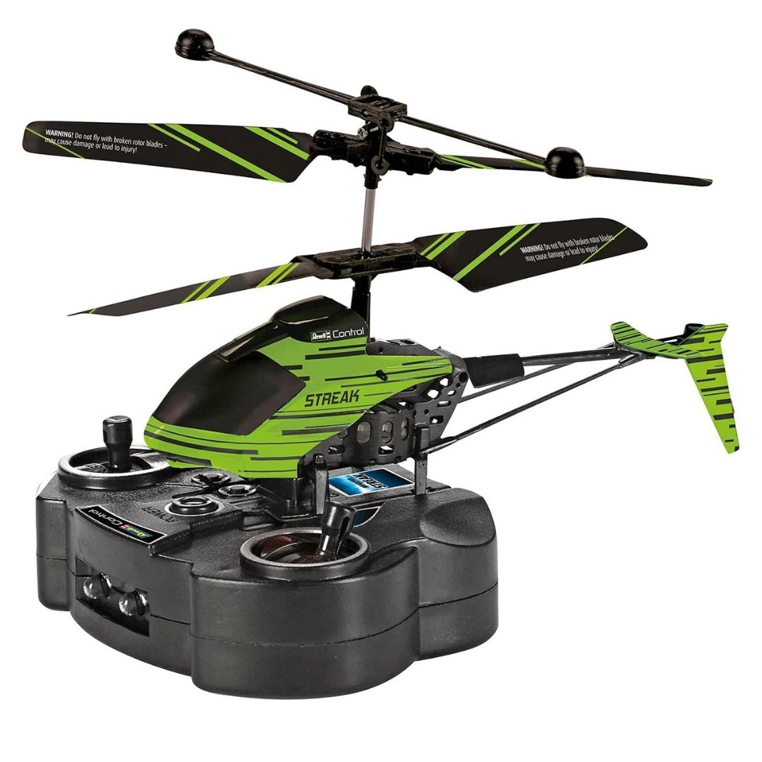 REVELL RC HELICOPTER STREAK GLOW IN THE DARK, Ages 8+ — Revell