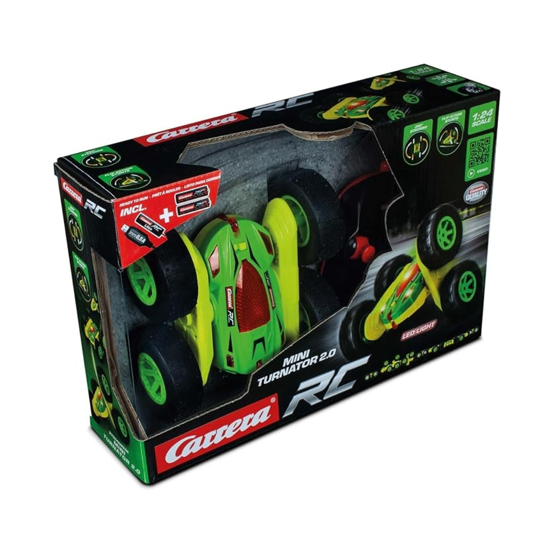 CARRERA RC MINI TURNATOR W/LIGHT 1:24, Ages 6+ — Carrera