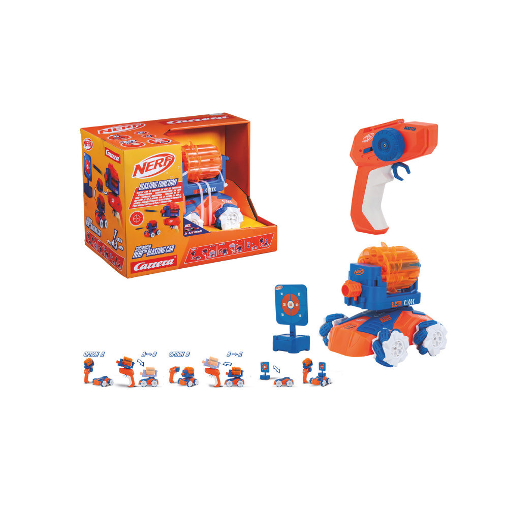 CARRERA RC NERF BLASTING CAR, Ages 3+ — Carrera