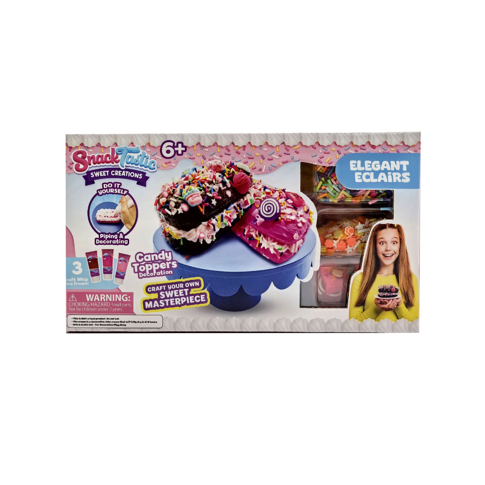 SNACK TASTIC ELEGANT ECLAIR DESIGN,Ages 6+