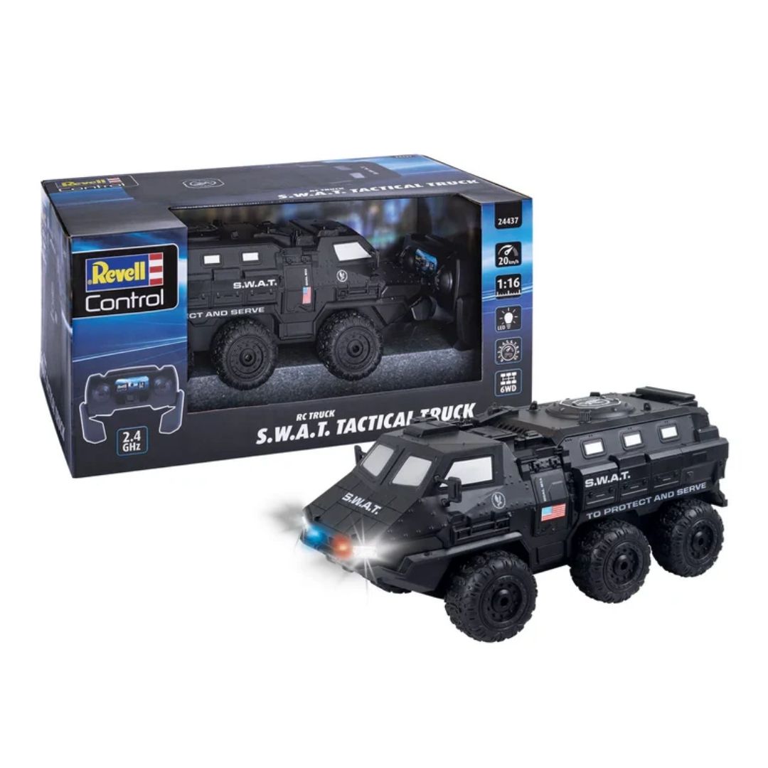 REVELL RC TRUCK SWAT TACTICAL TRUCK 1:16, Ages 8+ — Revell