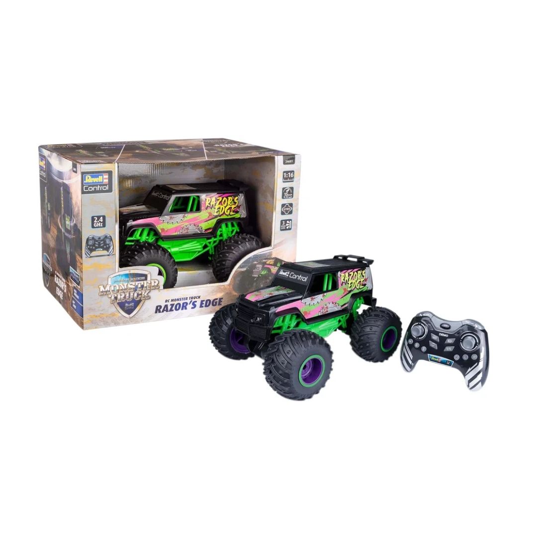 REVELL RC MONSTER TRUCK RAZOR EDGE, Ages 3+ — Revell