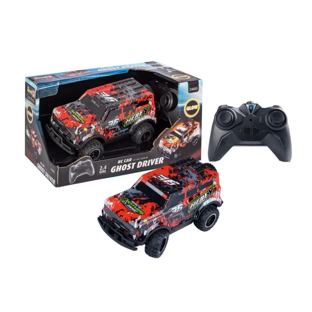 REVELL RC GHOST DRIVER RED RECHARGABLE, Ages 6+ — Revell