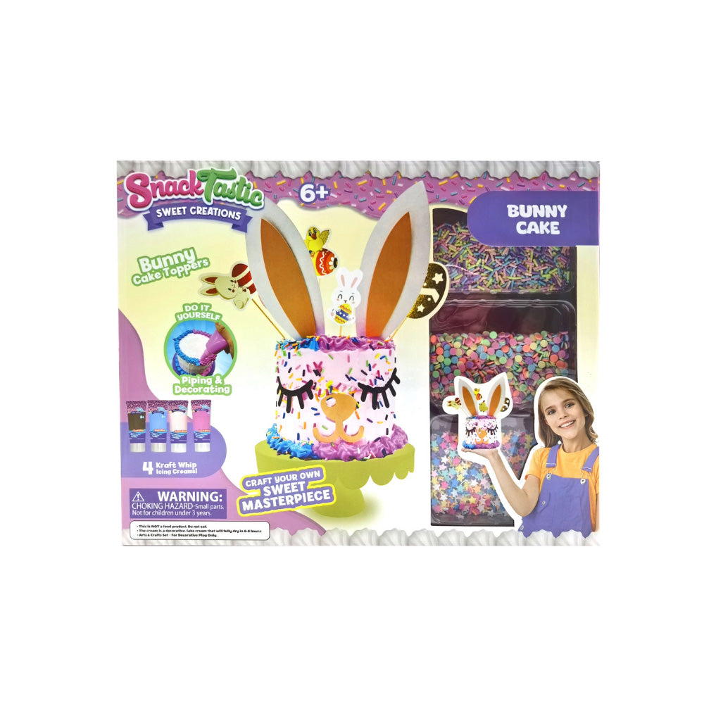 SNACK TASTIC EASTES BUNNY CAKE,Ages 6+