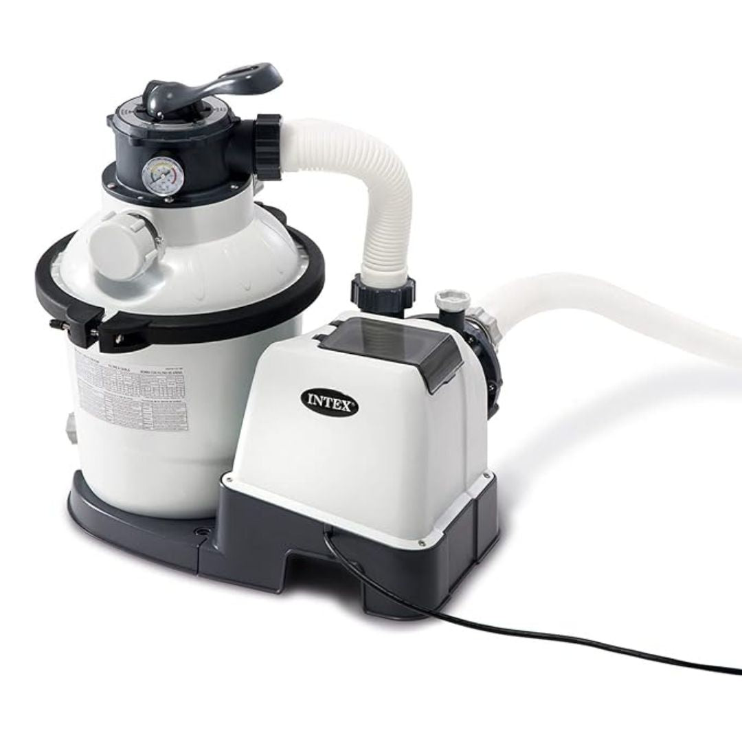 INTEX SAND FILTER PUMP (18-24ft) 2100 Gal, Ages Adult — Intex