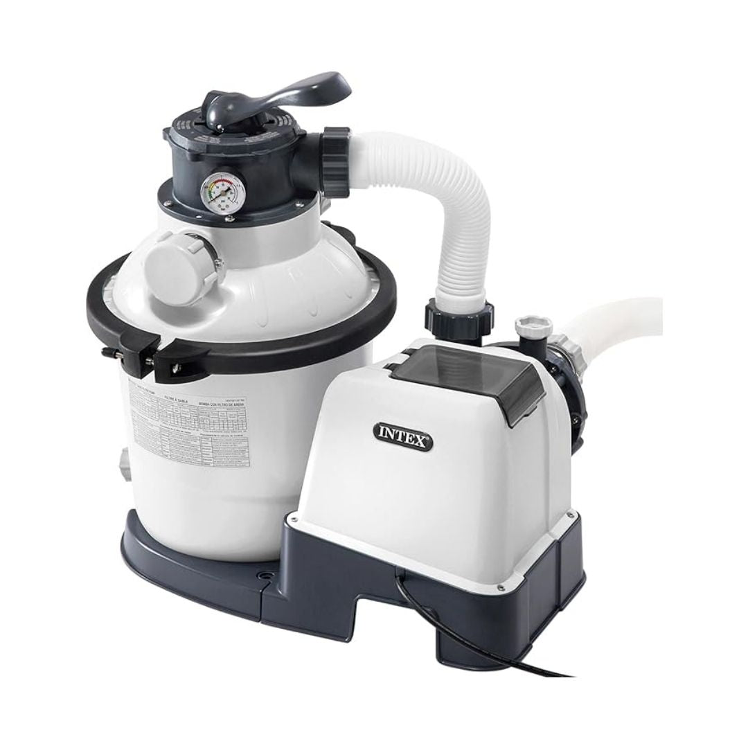 INTEX SAND FILTER PUMP (32ft) 3200 Gal, Ages Adult — Intex
