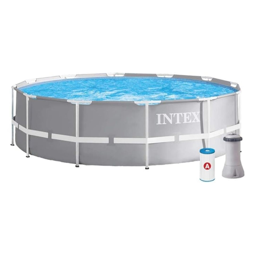 INTEX PRISM FRAMEPOOL W/PUMP(366X76), Ages 6+ — Intex