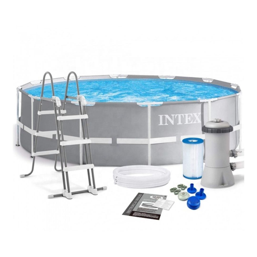 INTEX PRISM FRAMEPOOL W/PUMP(366X99), Ages 6+ — Intex