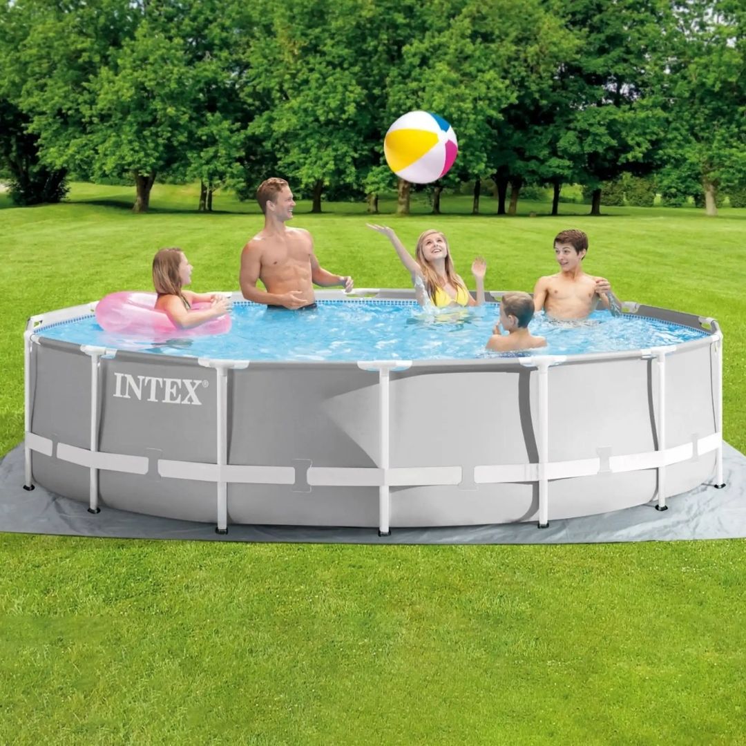 INTEX PRISM FRAMEPOOL SET(427X107) , Ages 6+ — Intex