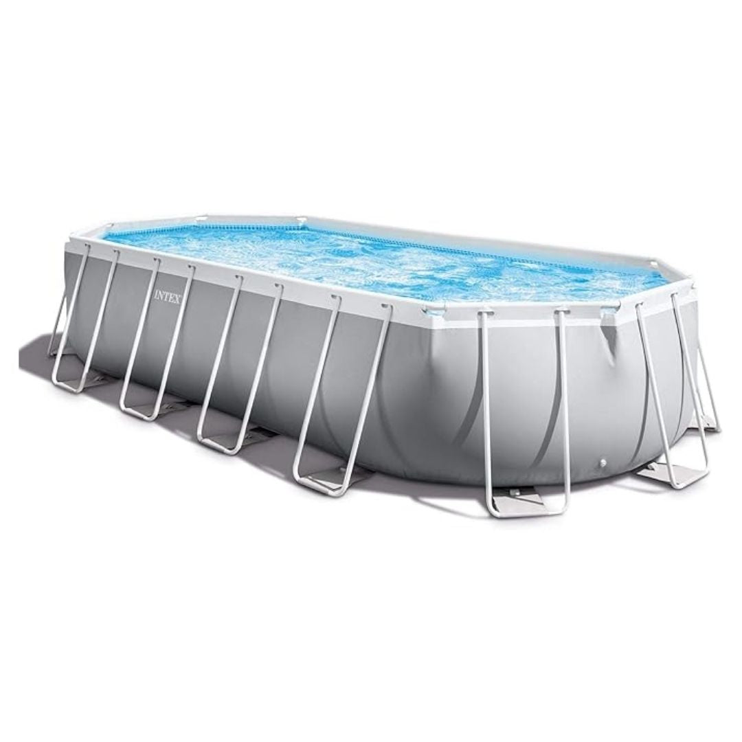 INTEX PRISM FRAME OVAL POOL(610x305x122), Ages 6+ — Intex