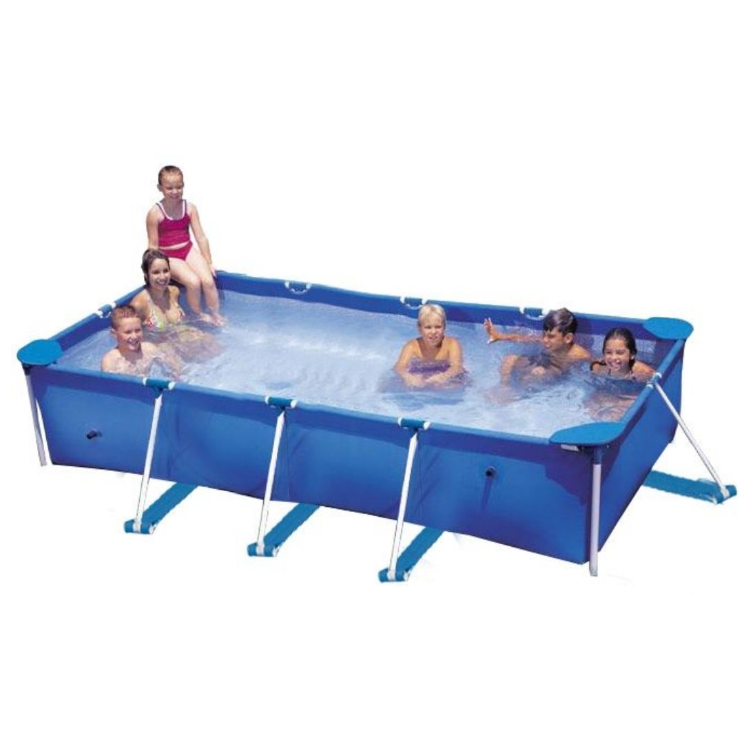 INTEX RECT.FRAMEonly POOL W/O PUMP(2.6x1.6x.65), Ages 6+ — Intex