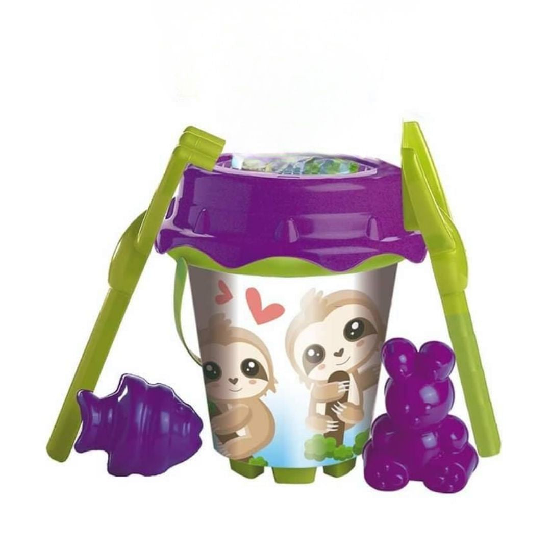UNICE SLOTH BEACH SET W/4 ACCESSORIES, Ages 3+ — Unice