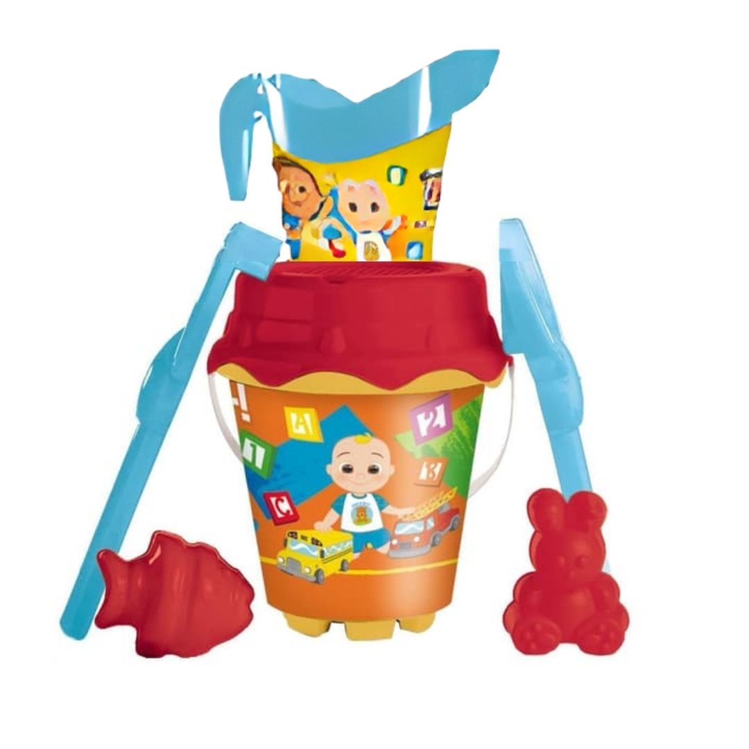 UNICE COCO MELON BEACH SET W/BUCKET & ACCESSORIES, Ages 3+ — Unice