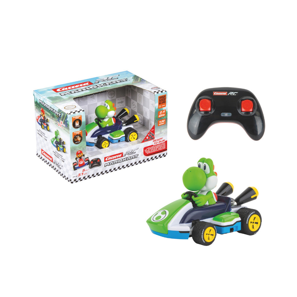 CARRERA RC MARIO KART RACE KART 1:32 YOSHI, Ages 6+ — Carrera