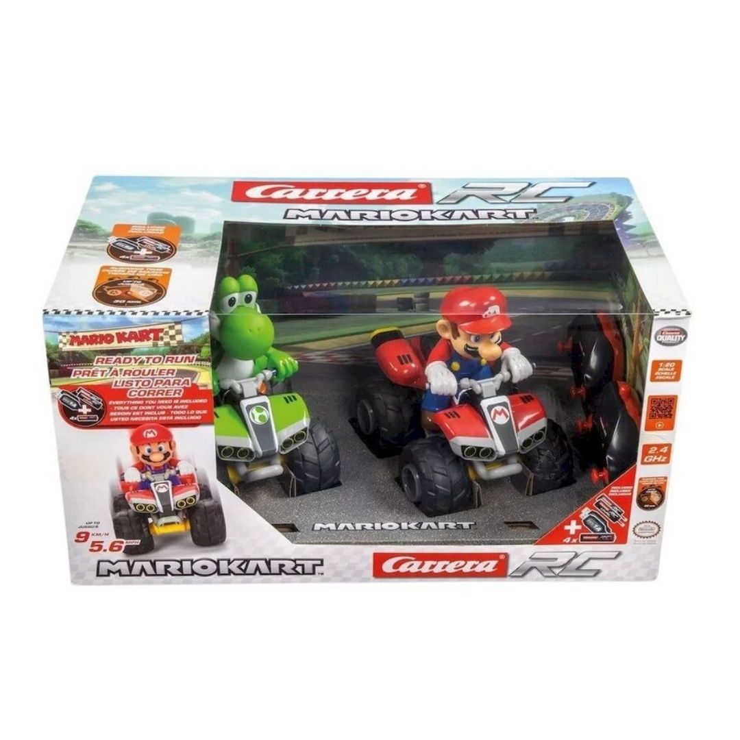 CARRERA MARIO KART TWIN PACK RACE 1:32, Ages 6+ — Carrera