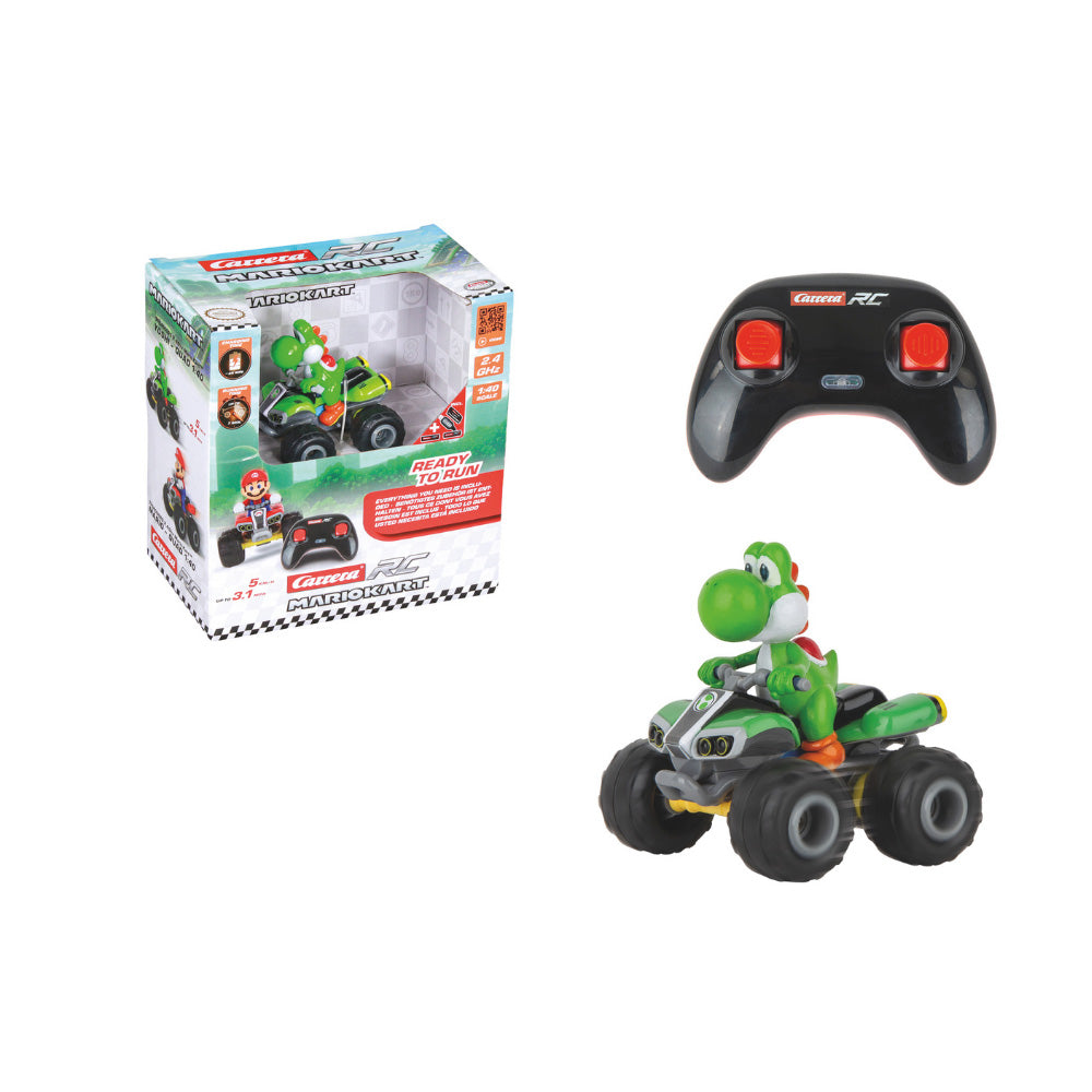 CARRERA RC MARIO KART YOSHI QUAD 1:40, Ages 6+ — Carrera