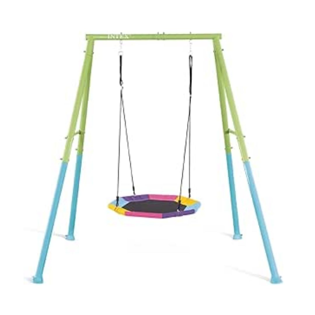 INTEX SAUCER SWING ONE BLUE FEATURE SET, Ages 3To10 — Intex