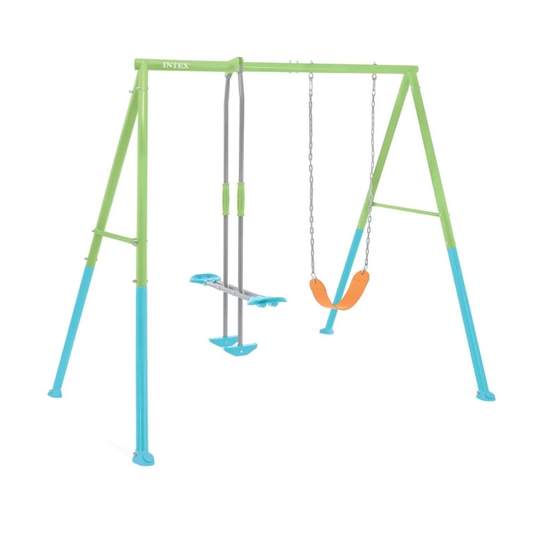 INTEX SWING AND GLIDE TWO BLUE FEATURE SET, Age 3-10 — Intex