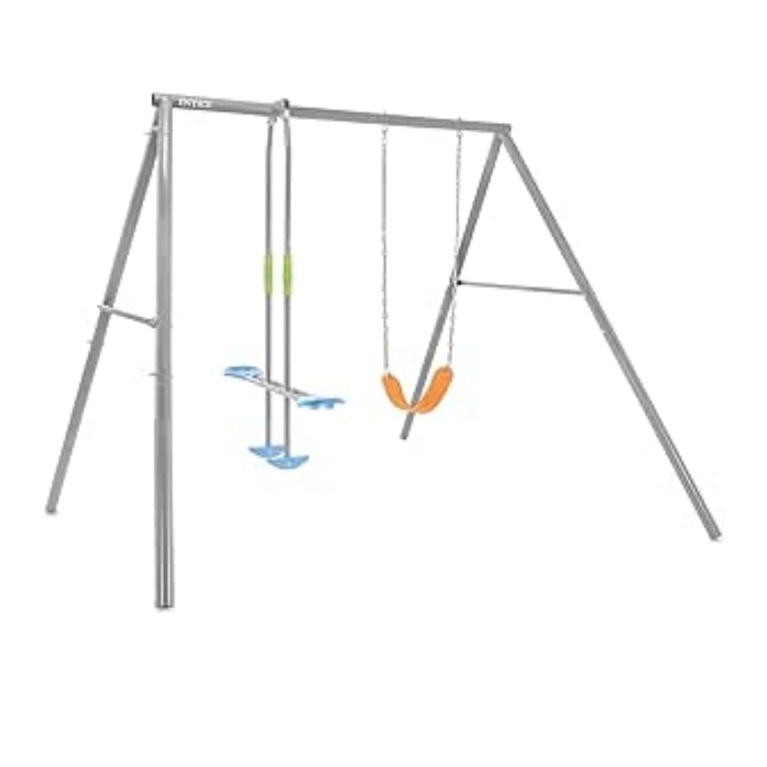 INTEX SWING AND GLIDE TWO GREY FEATURE SET, Ages 3To10 — Intex