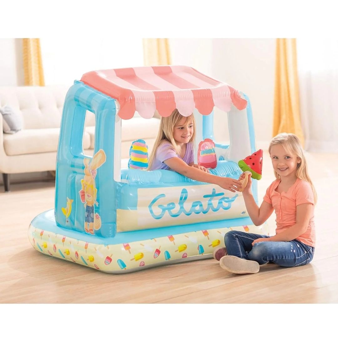 INTEX ICE CREAM STAND PLAY HOUSE, Ages 2To6 — Intex