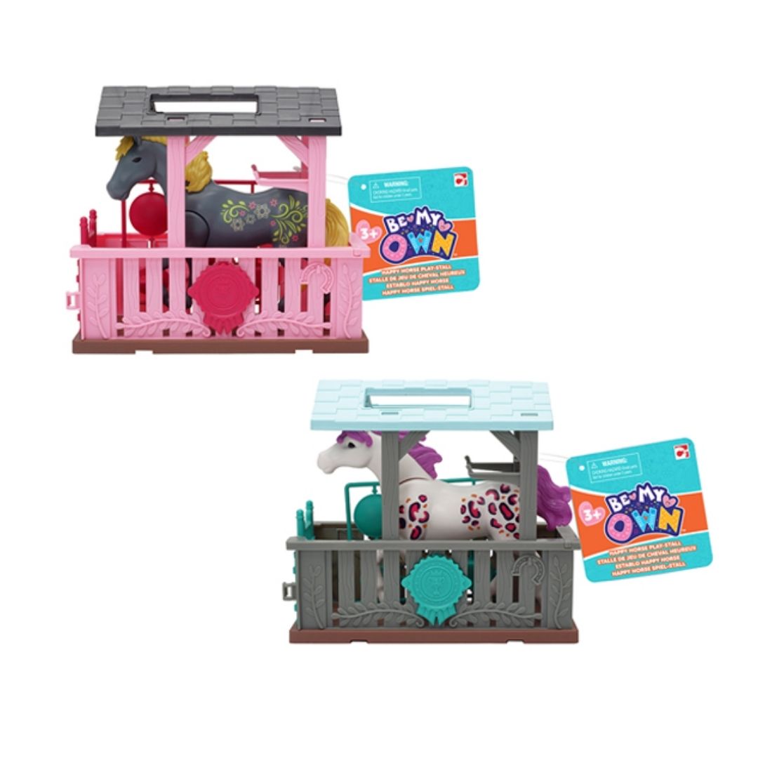 CHAPMEI BE MY OWN HAPPY HORSE PLAY STALL SET ASST, Ages 3+ — Chapmei