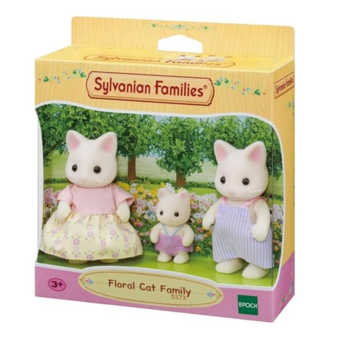SYLVANIAN FAMILIES FLORAL CAT FAMILY, Ages 3+ — Sylvanian Families