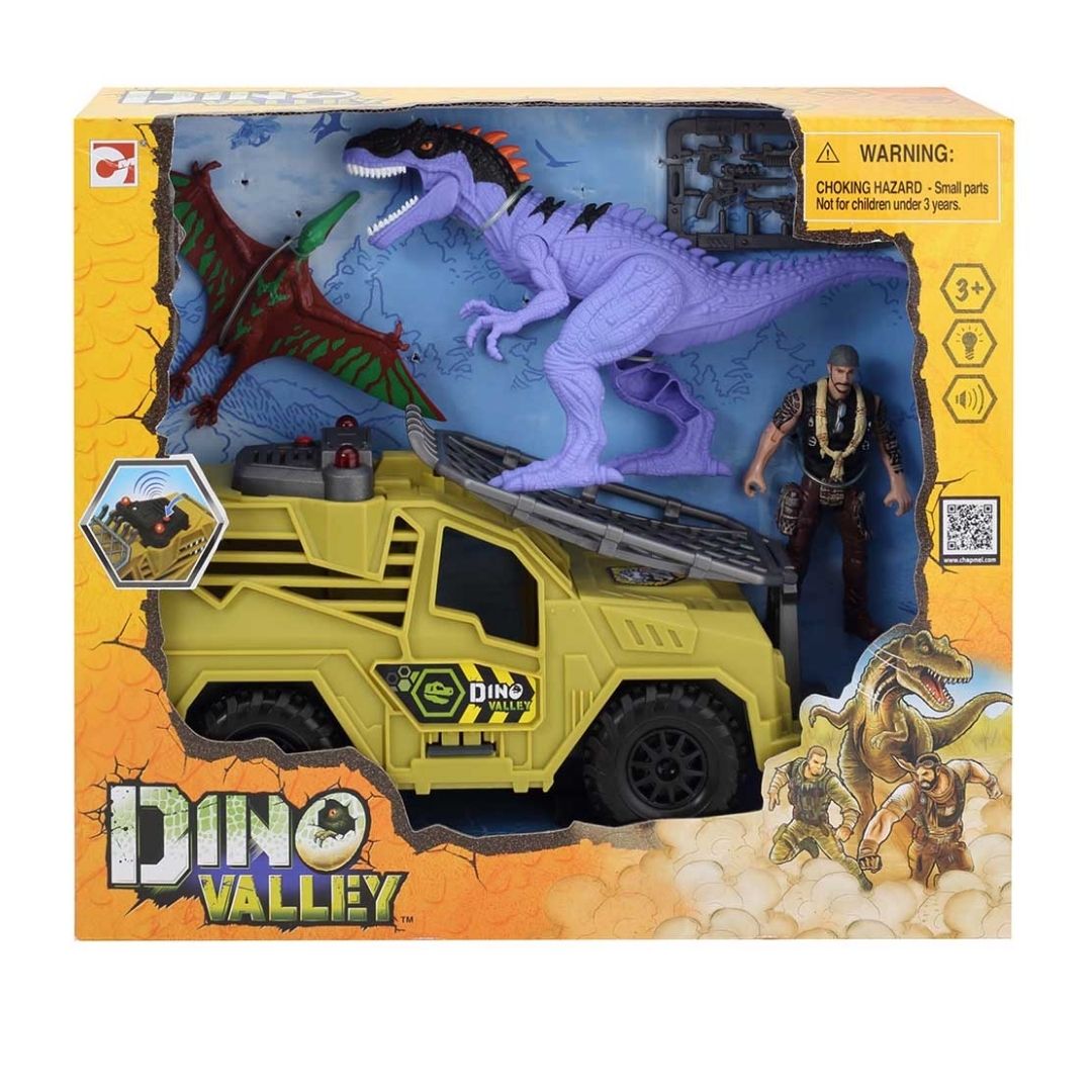 CHAPMEI DINO VALLEY GROUND DEFEND PLAYSET, Ages 3+ — Chapmei
