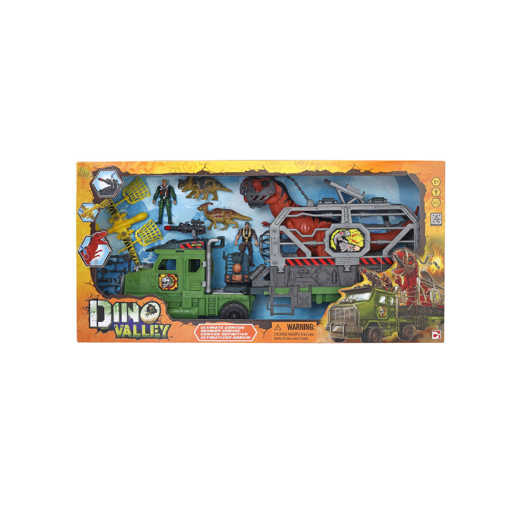 CHAPMEI DINO VALLEY L&S ULTIMATE CONVOY PLAYSET, Ages 3+ — Chapmei