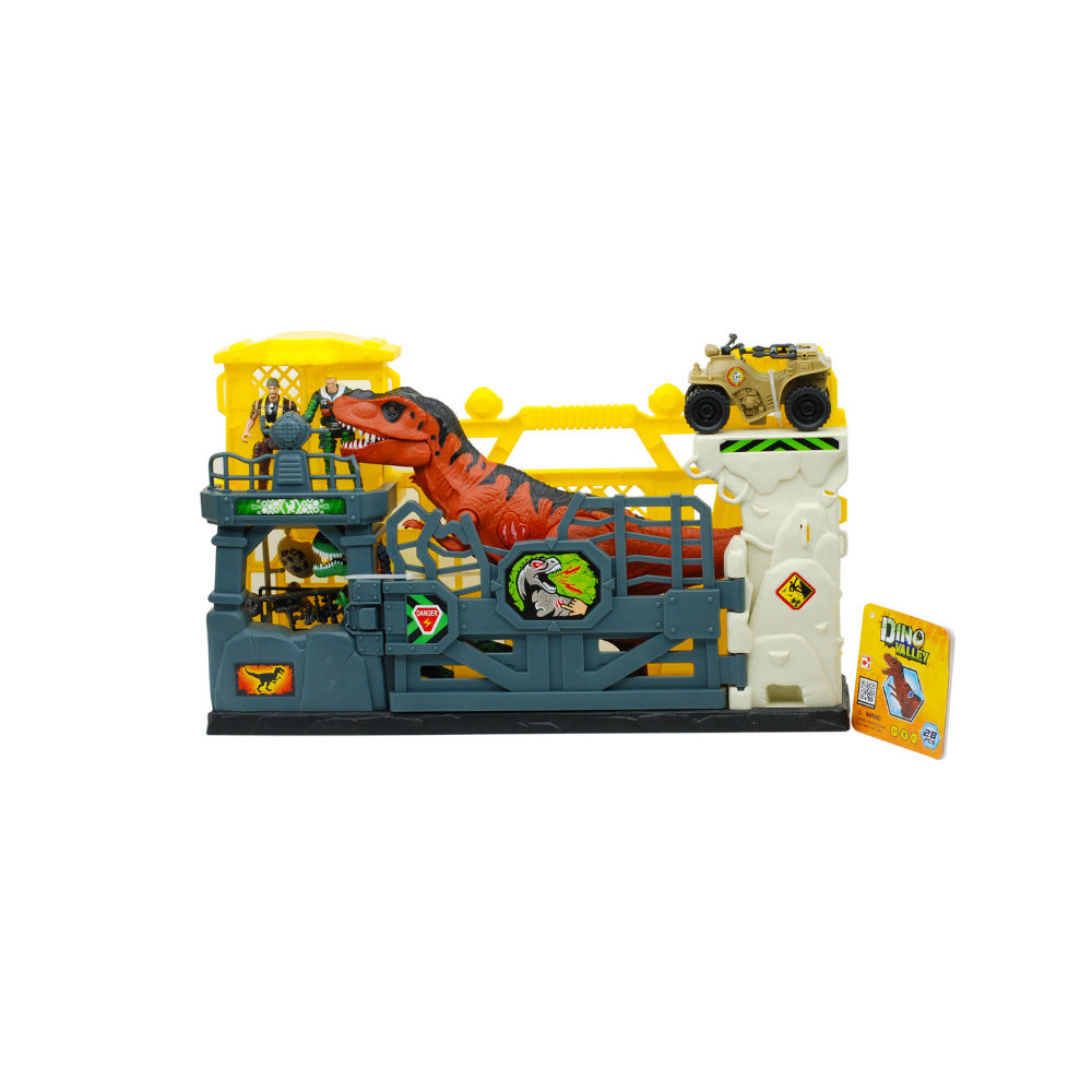 CHAPMEI DINO VALLEY L&S DINO LAB BREAKOUT PLAYSET, Ages 3+ — Chapmei