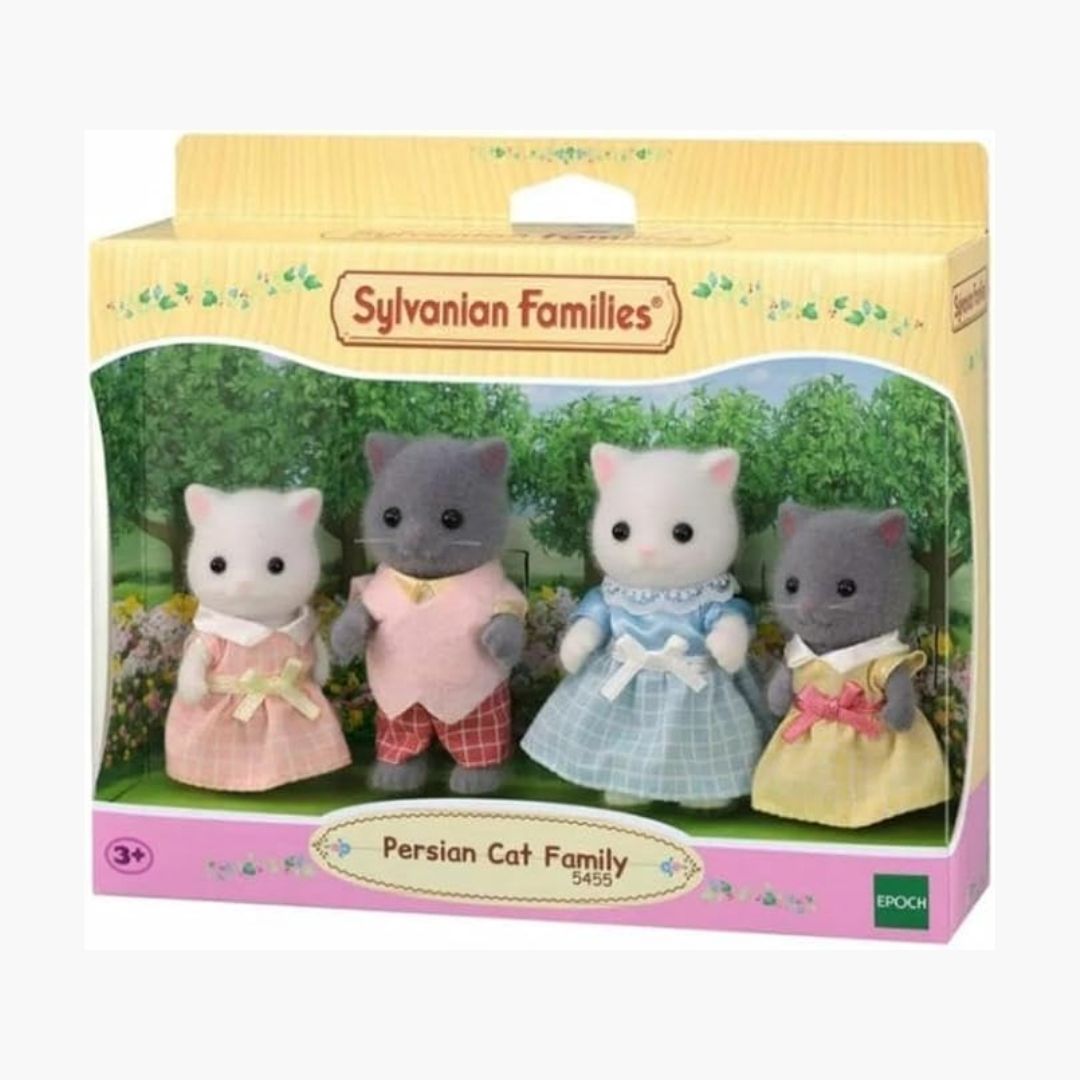 SYLVANIAN FAMILIES PERSIAN CAT FAMILY, Ages 3+ — Sylvanian Families