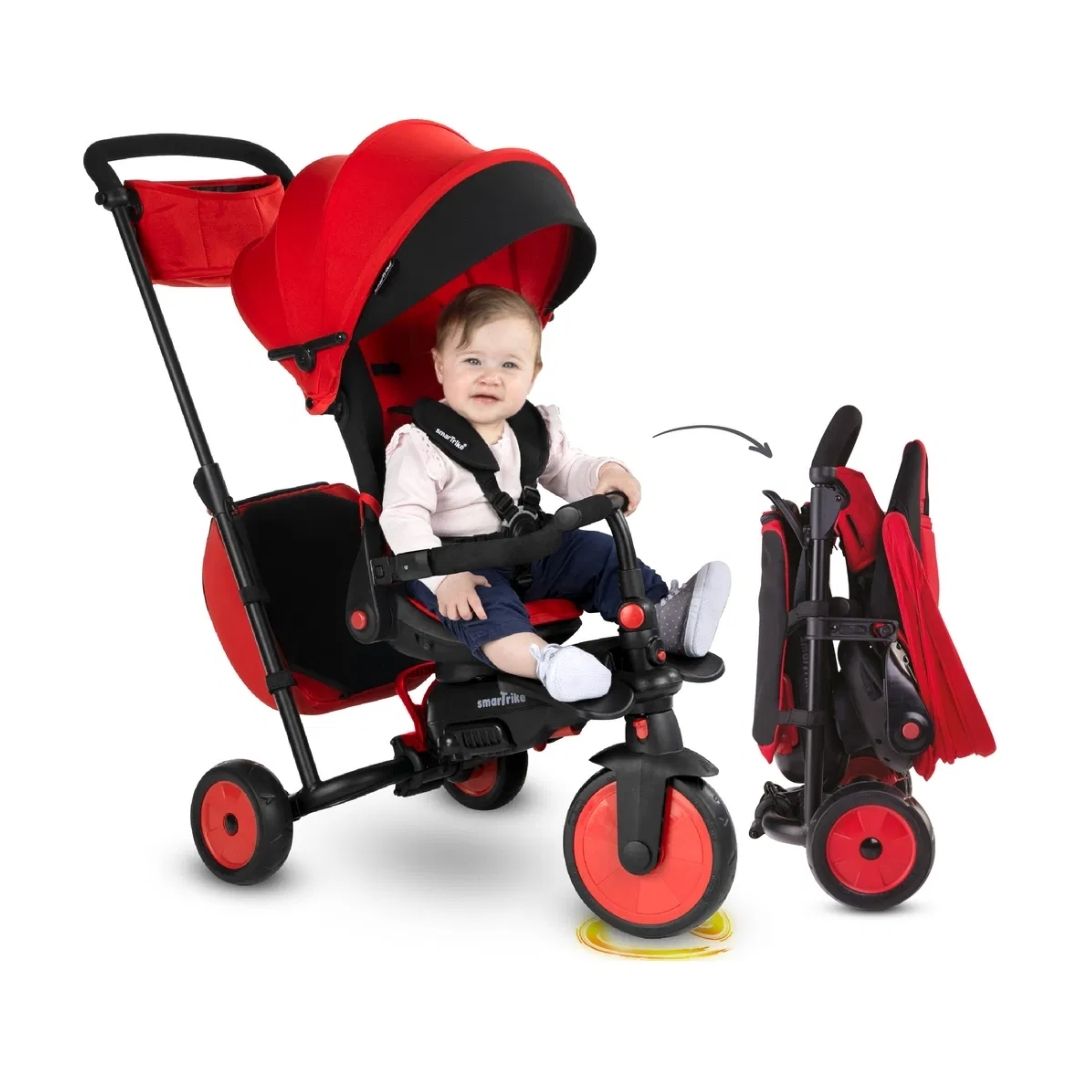 SMARTRIKE STR 7 URBAN BLACK, Ages 6-36M