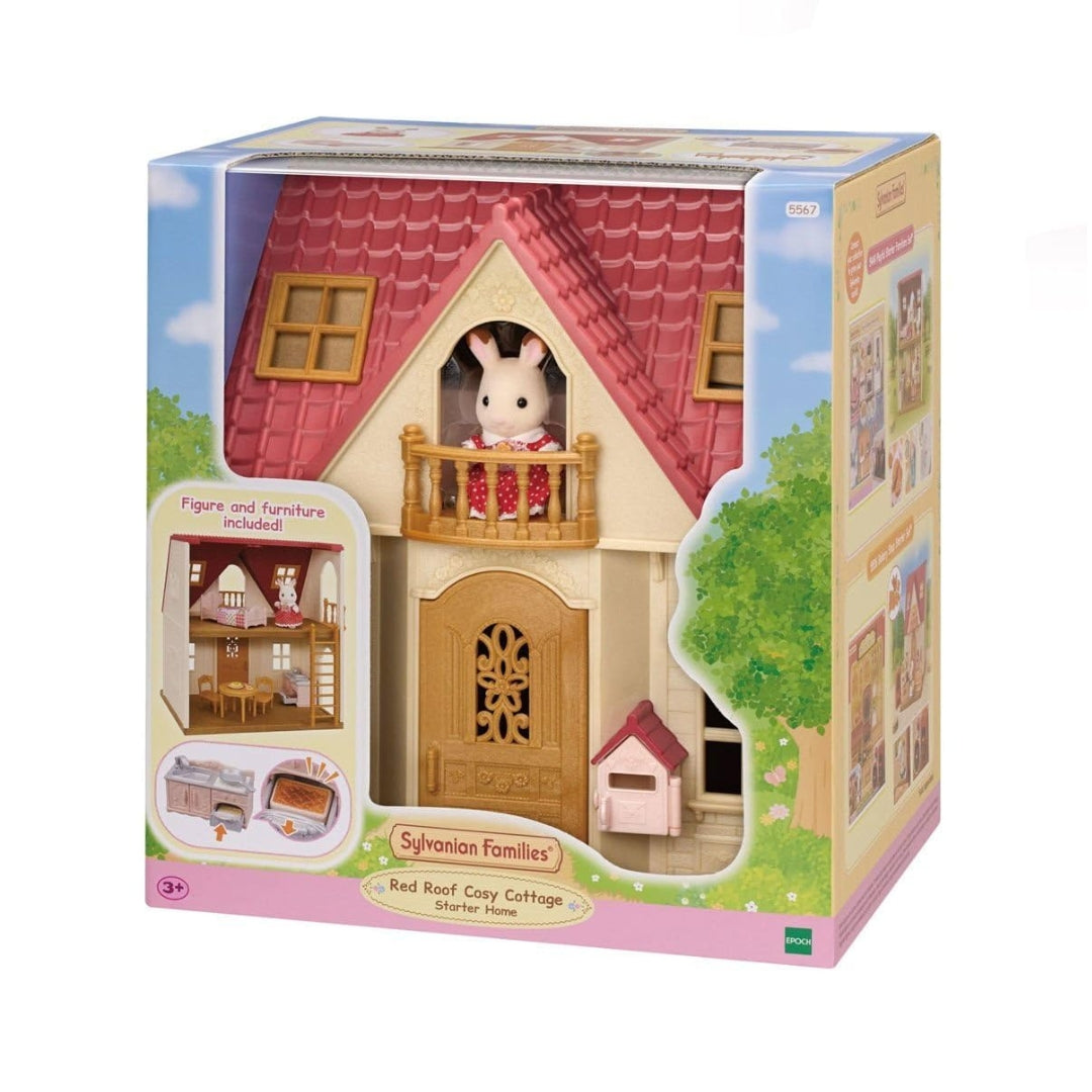 SYLVANIAN FAMILIES NEW RED ROOF COSY COTTAGE STARTER HOME, Ages 3+ — Sylvanian Families