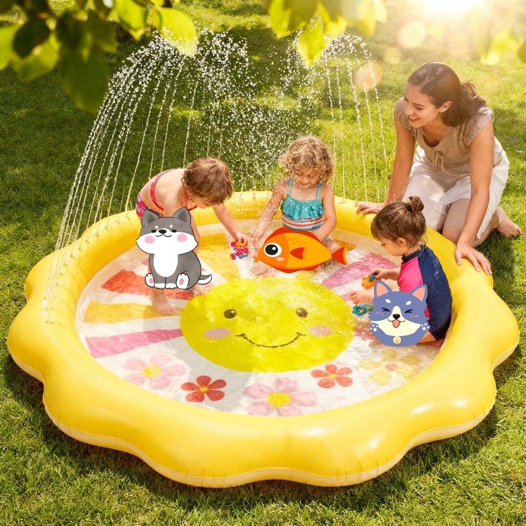 INTEX SUNNY RAYS SPRAY POOL, Ages 2+ — Intex